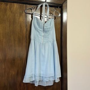 Guess powder blue halter dress